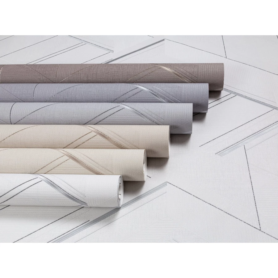 Обои флизелиновые Palitra Life Outline бежевые PL72417-22 1,06х10,05 м