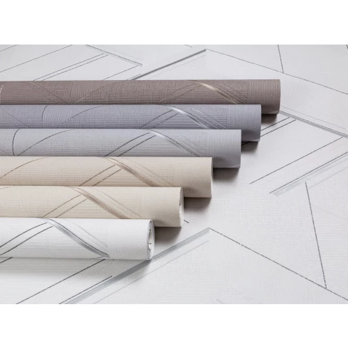 Обои флизелиновые Palitra Life Outline бежевые PL72417-22 1,06х10,05 м