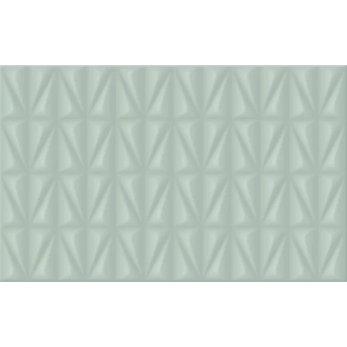 Плитка настенная Шахтинская плитка Конфетти зеленый низ 02 (рельеф) 25х40 см