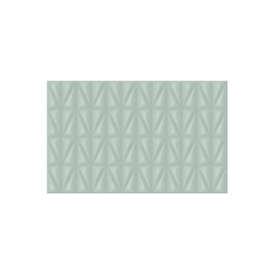 Плитка настенная Шахтинская плитка Конфетти зеленый низ 02 (рельеф) 25х40 см