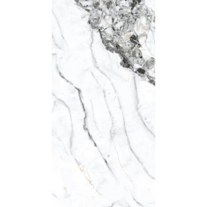 Керамогранит Basconi Home Bianco Gold-1 full body polished gold BHW-0035-1 120х60х0,8 см