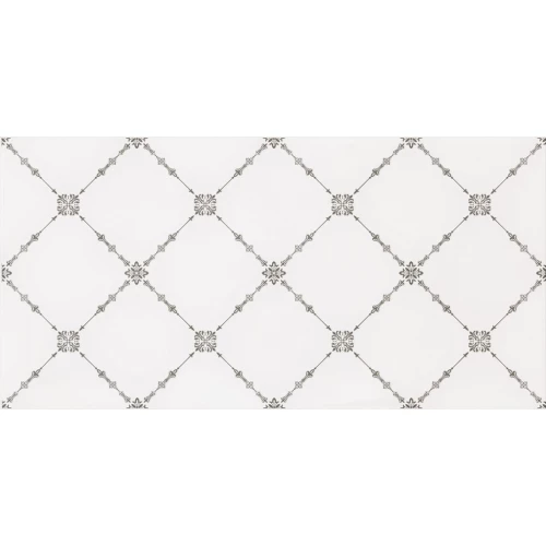 Декор Alma Ceramica Brenta белый 24,9*50 см