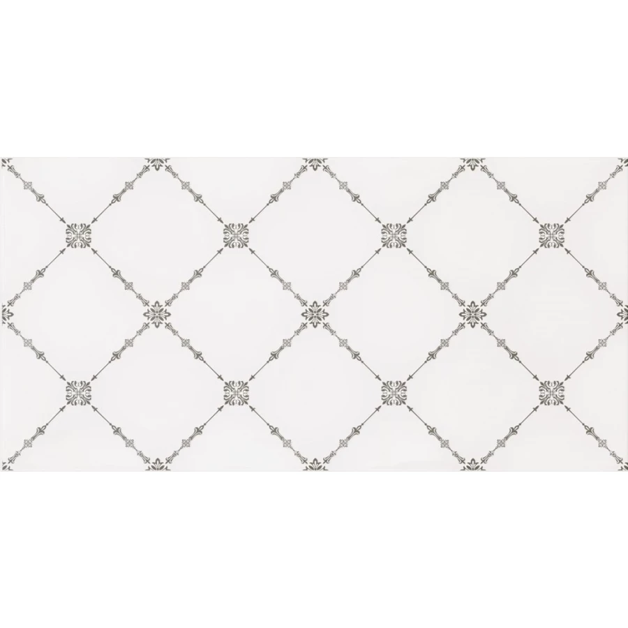 Декор Alma Ceramica Brenta белый 24,9*50 см