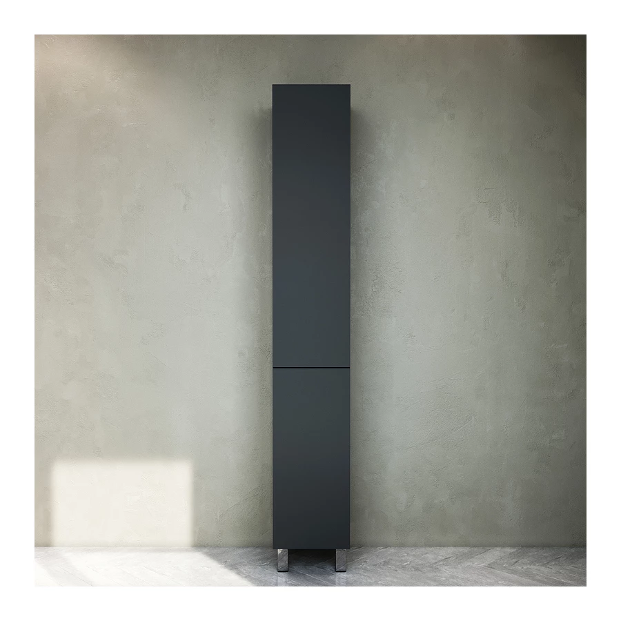 Шкаф-пенал напольный Am Pm Gem правый графит матовый M90CSR0306GM 30 см