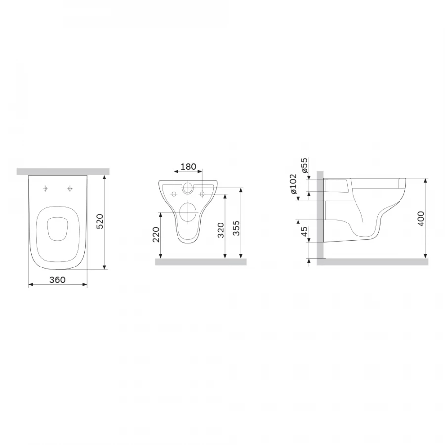 Унитаз подвесной Am Pm X-Joy FlashClean с сиденьем микролифт C85A1700MBSC