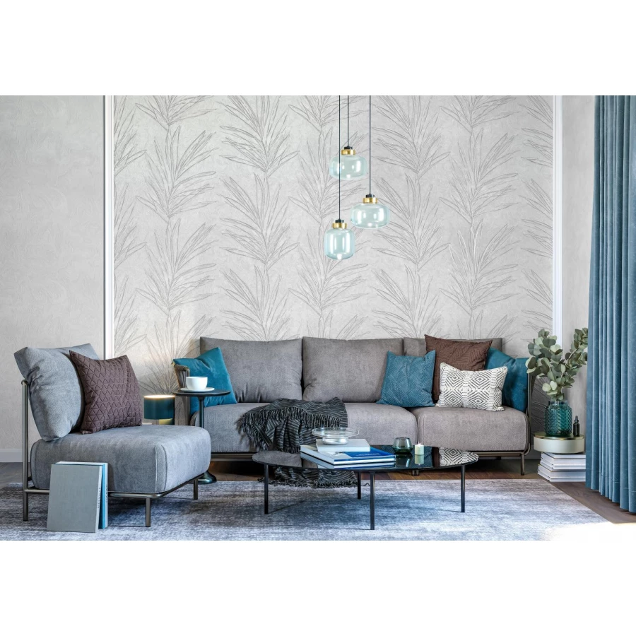 Флизелиновые обои Palitra Life Ipanema белые PL72066-12 1,06х10,05 м