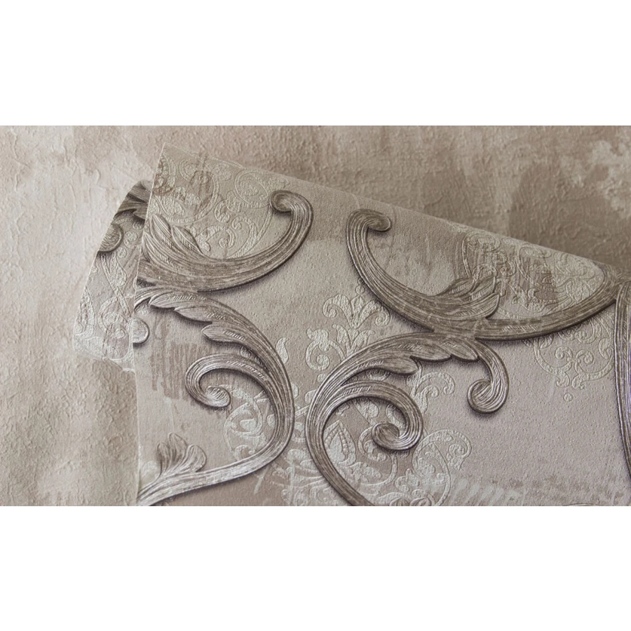 Обои флизелиновые Аспект Ницца бежевые 70331-18 1,06х10,05 м