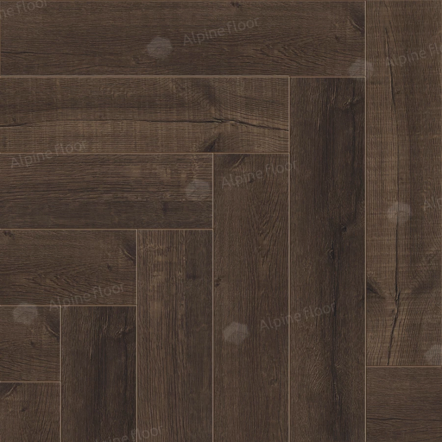 Ламинат Alpine Floor Parquet LVT Дуб Альферац ECO 16-22 43 класс 2,5 мм 2,2278 кв.м.