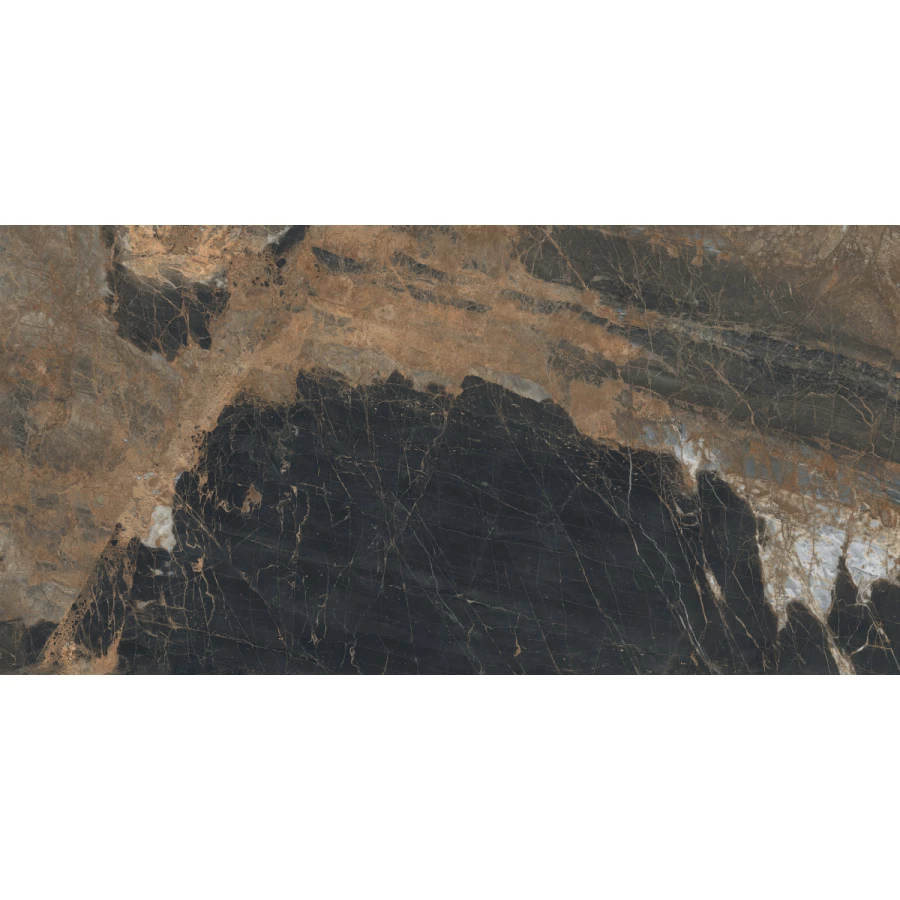 Керамогранит Laparet Lunar Marron матовый+гл.чернила коричневый 160х80 см