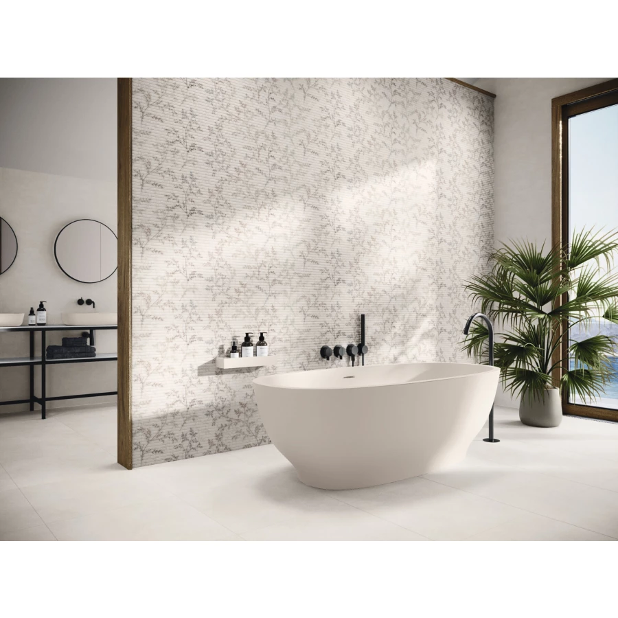 Плитка настенная Ape Ceramica Verse Hesse White Rect матовая белая A044656 120x40 см