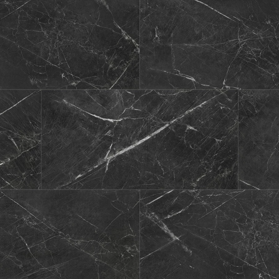 Кварцвиниловая плитка SPC Alta Step Roca Оникс черная 1901 34 класс 4 мм