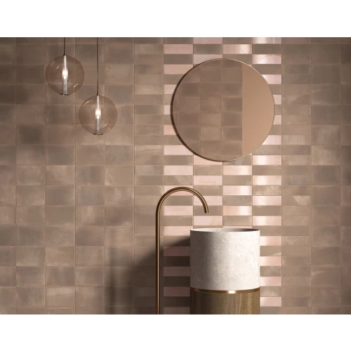 Керамогранит Equipe Miyako Amber Brown натуральный матовый коричневый 32392 15x5 см