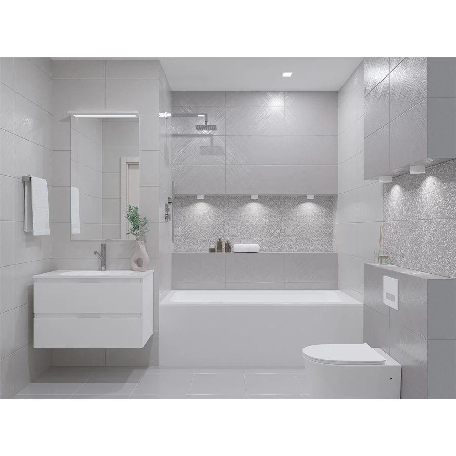 Декор Azori Incisio Grey 00-00003161 63х31,5 см