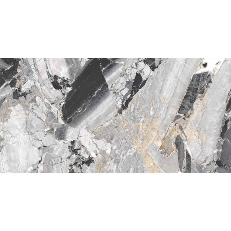 Керамогранит LCM Obsidian суперполированный серый 60120OBS55HG 120х60 см