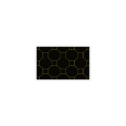 Декор Paradyz Martynika Nero Inserto золото 40х25 см