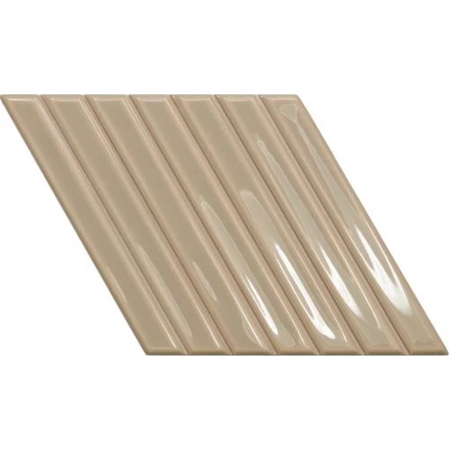 Плитка настенная WOW Spike Bars A Greige глянцевая бежевая 135012 25,9х15 см