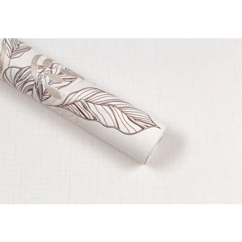 Обои виниловые Palitra Home Ficus HomeColor бежевые HC11053-28 0,53х10,05 м