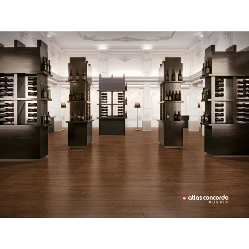 Керамогранит Atlas Concorde Oak Reserve Dark Brown Matt 610010002198 120х20 см