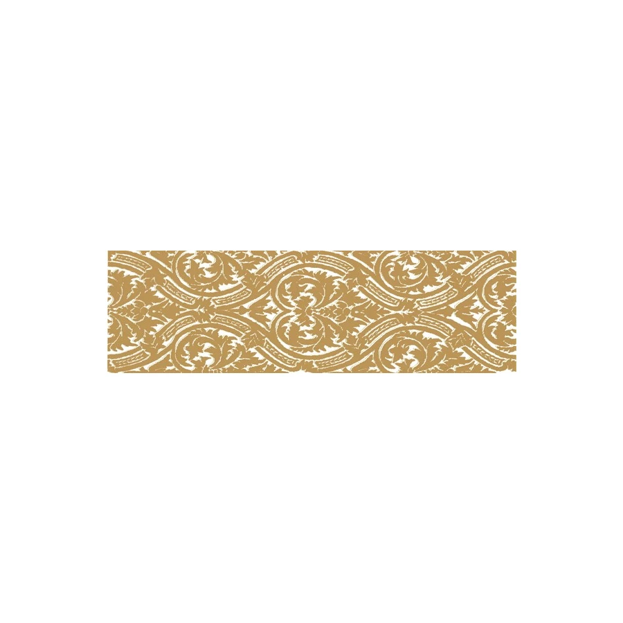 Бордюр Paradyz Delicate Gold listwa Arabeska 15x50 см
