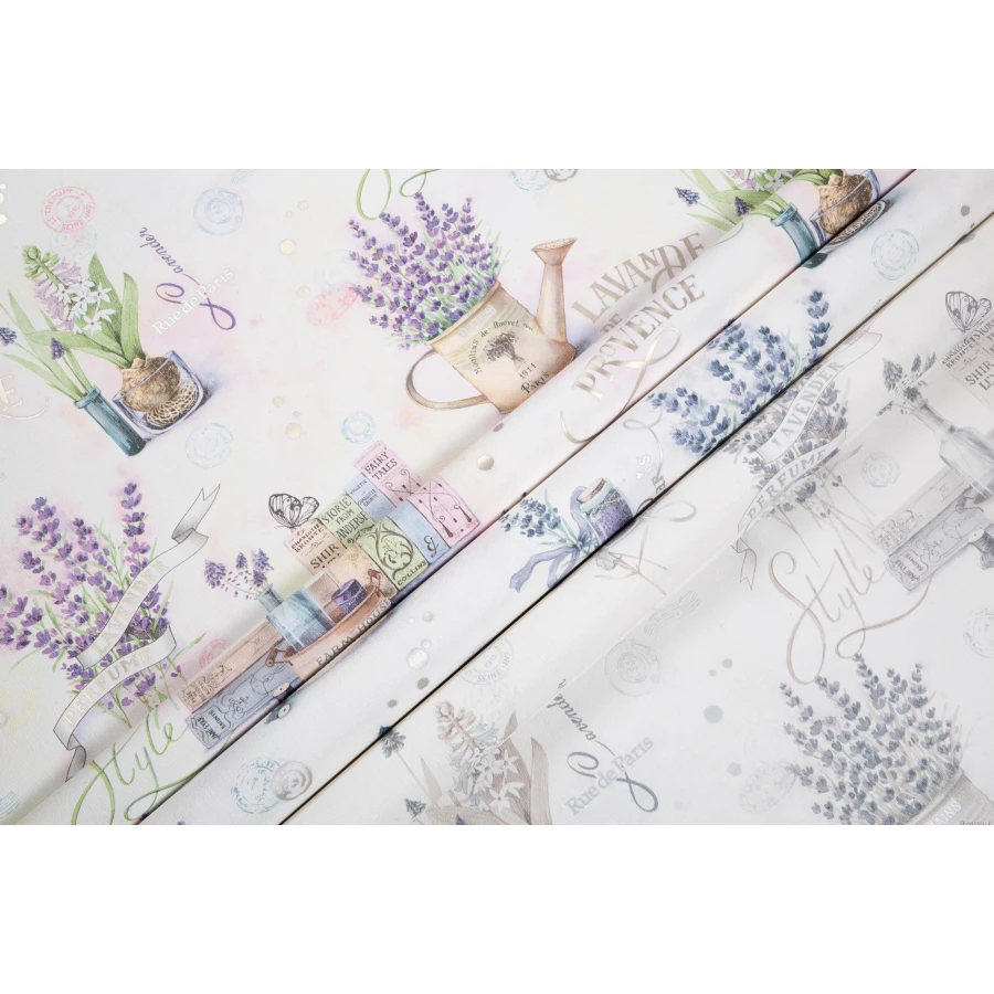 Обои флизелиновые Palitra Home Lavande синие HC71985-46 1,06х10,05 м