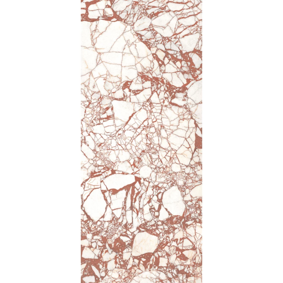 Керамогранит Flaviker Supreme Hedonism Cal Dante Lu3 R глянцевый красный PF60017224 280х120 см