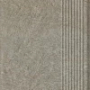 Ступень Ceramika Paradyz Eremite Taupe Stopnica Prosta Struktura Mat B1a матовая серая 60х30 см