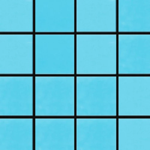 Стеклянная мозаика Trend Lux сетка 1,5x1,5 матовая голубая lux390 31,6х31,6 см