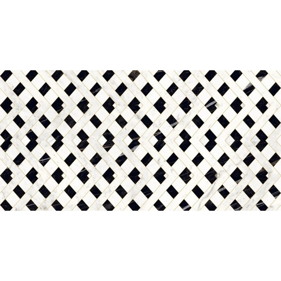 Керамогранит Neodom Luxury Decor Carrara Giola Polished глянцевый белый N12046 60x120