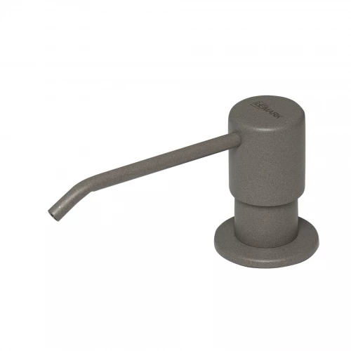 Дозатор Lemark Expert для моющих средств врезной серый шёлк LM8201PGS