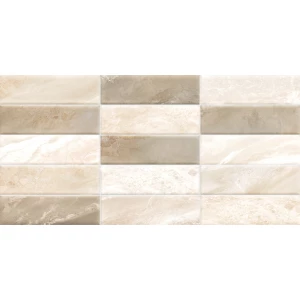 Плитка настенная ALMA Ceramica Adriatic рельефная матовая бежевая TWA3060ADT14 60х30 см