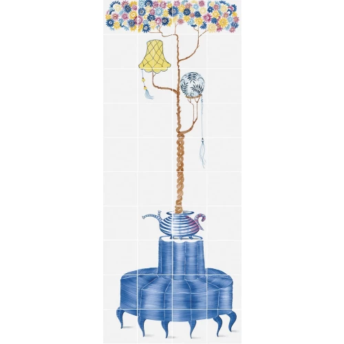 Декор 7 Bardelli Cuban Veranda глазурованный глянцевый 200х80 см