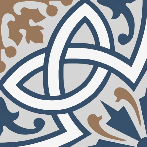 Керамогранит Decocer Siena Nexy матовый синий 20x20 см