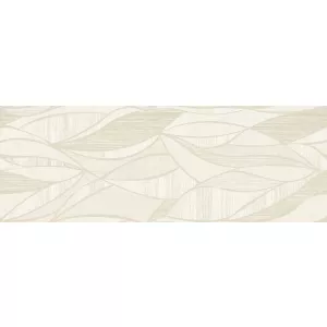 Керамическая плитка Fanal Rev. Decor lino blanco hojas белый 31,6х90 см
