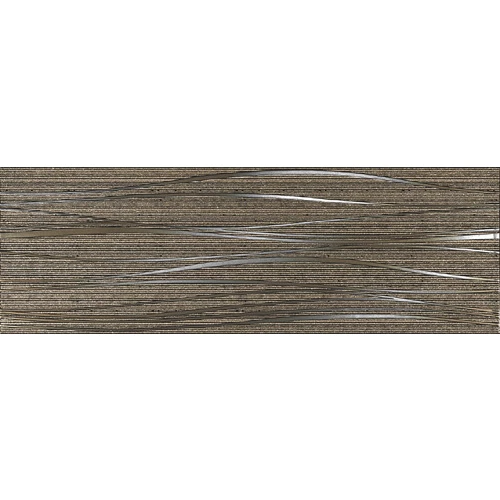 Керамическая плитка Ceramiche Brennero Next Dec. Onde bronze 75х25 см