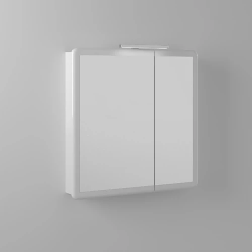 Шкаф зеркальный Briz Estel навесной глянцевый белый 221 02-28080-00 00 БЕЛ 80 см