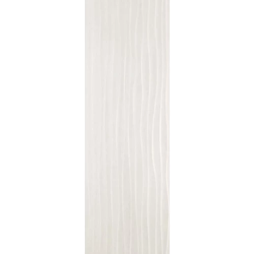 Плитка настенная Marazzi Materika Str Wave Off White Rett. белый 40х120 см