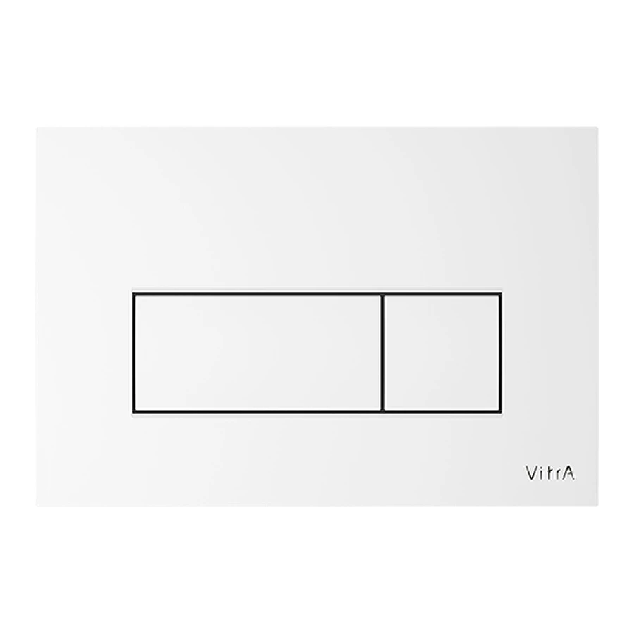 Панель смыва Vitra Root Square белая 740-2300