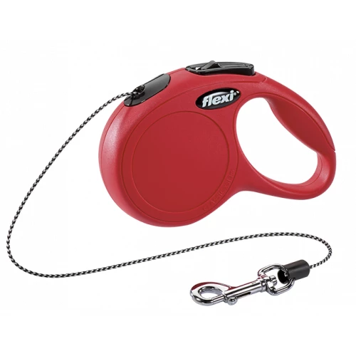 Рулетка Flexi new classic XS красная ремень 3 м до 12 кг