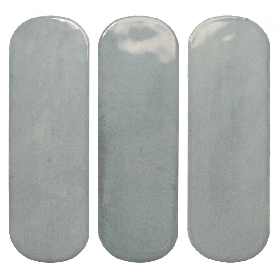 Плитка настенная DNA Calema Oval Sky Gloss глянцевая голубая 16х5,2 см