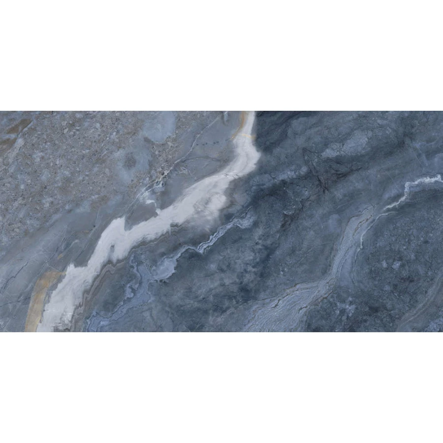 Керамогранит Velsaa Golassia Blue глянцевый синий RP-215921 120x60 см