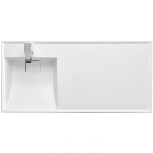 Раковина Aquaton Лондри белая левая 1A72833KLH01L 105х50 см