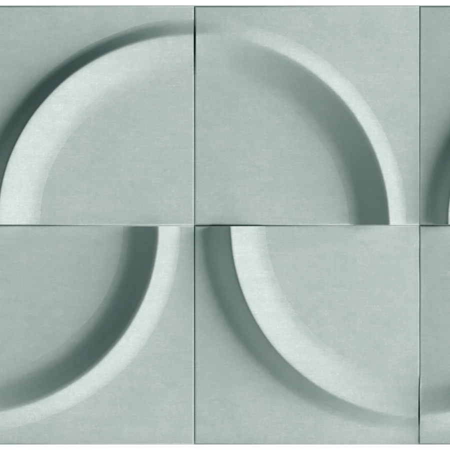 Обои флизелиновые Marburg Shades Iconic зеленые 34464 0,53х10,05 м