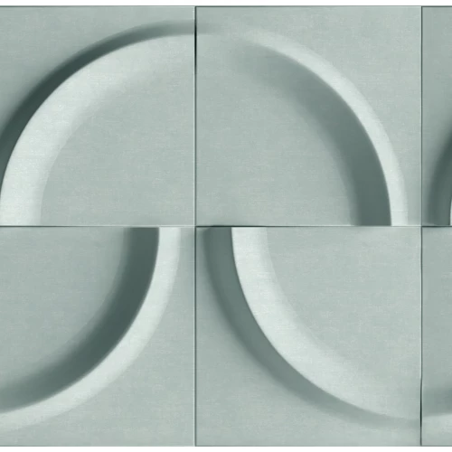 Обои флизелиновые Marburg Shades Iconic зеленые 34464 0,53х10,05 м