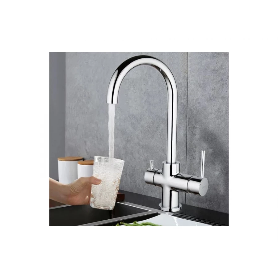 Смеситель для кухонной мойки Rossinka Z Z35-28 хром