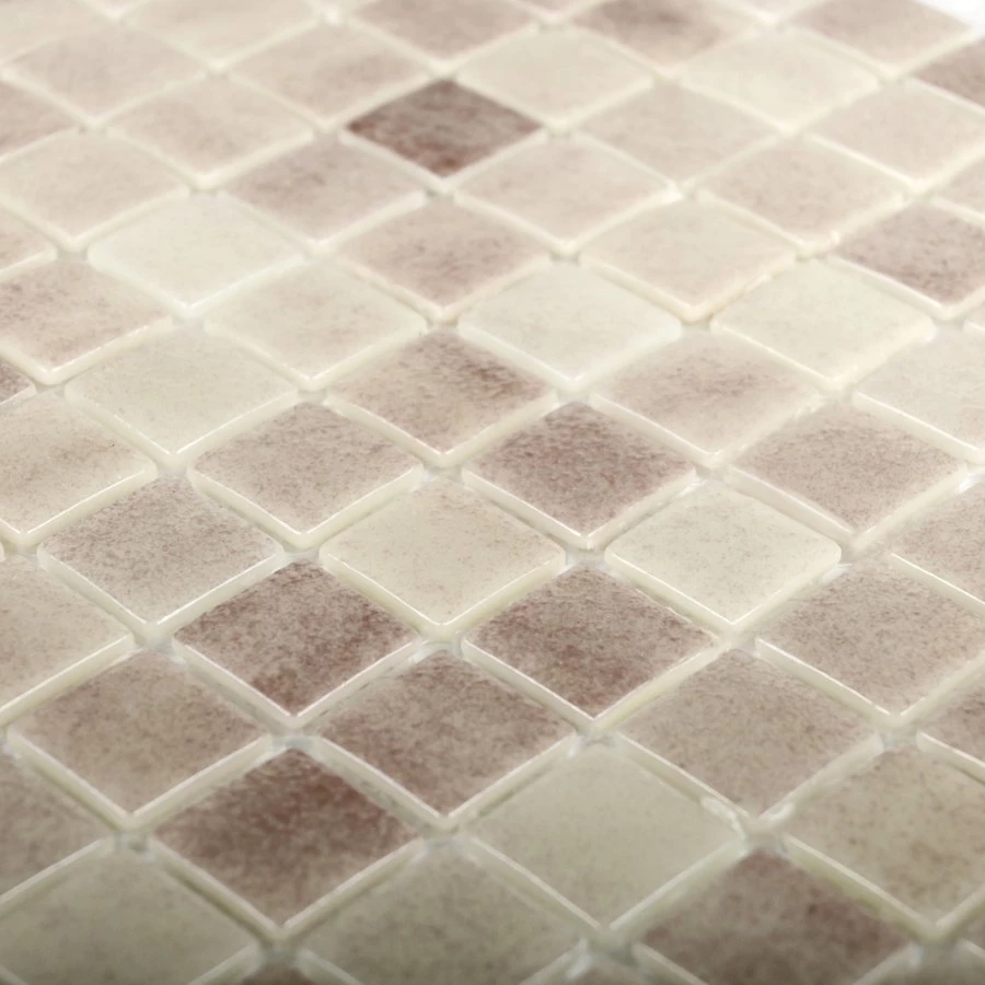 Мозаика Bonaparte Стеклянная мозаика Atlantis Grey 24х24 глянцевая серая 31,5х31,5 см