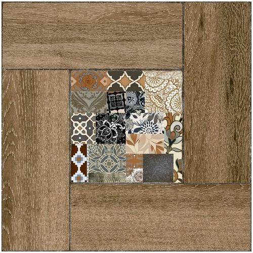 Плитка напольная ALMA Ceramica Ранчо на коричневом коричневая ПГ3РЧ404 / TFU03RNC404 41,8х41,8