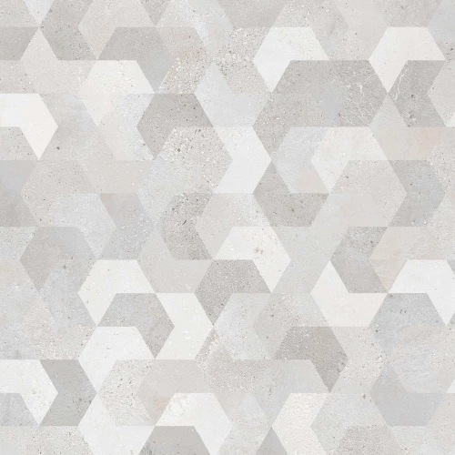 Керамический гранит Dako Chevron серый E-5017/MR 60х60 см