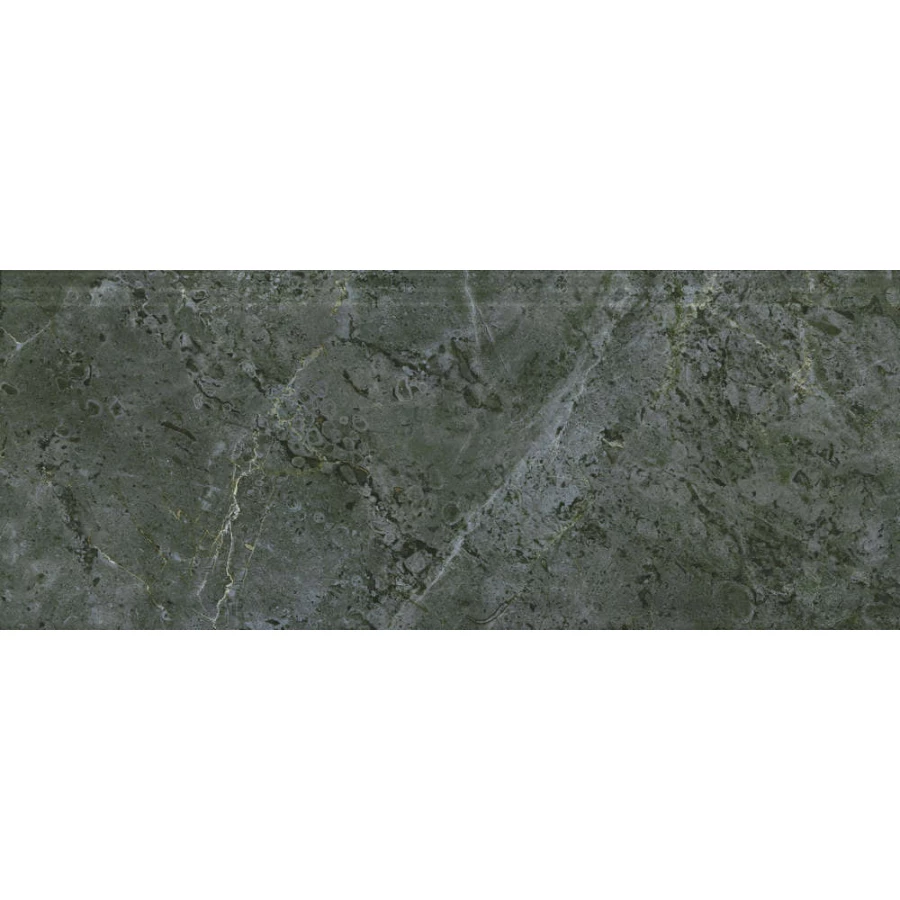 Бордюр Kerama Marazzi Серенада зелёный глянцевый обрезной BDA026R 30x12 см