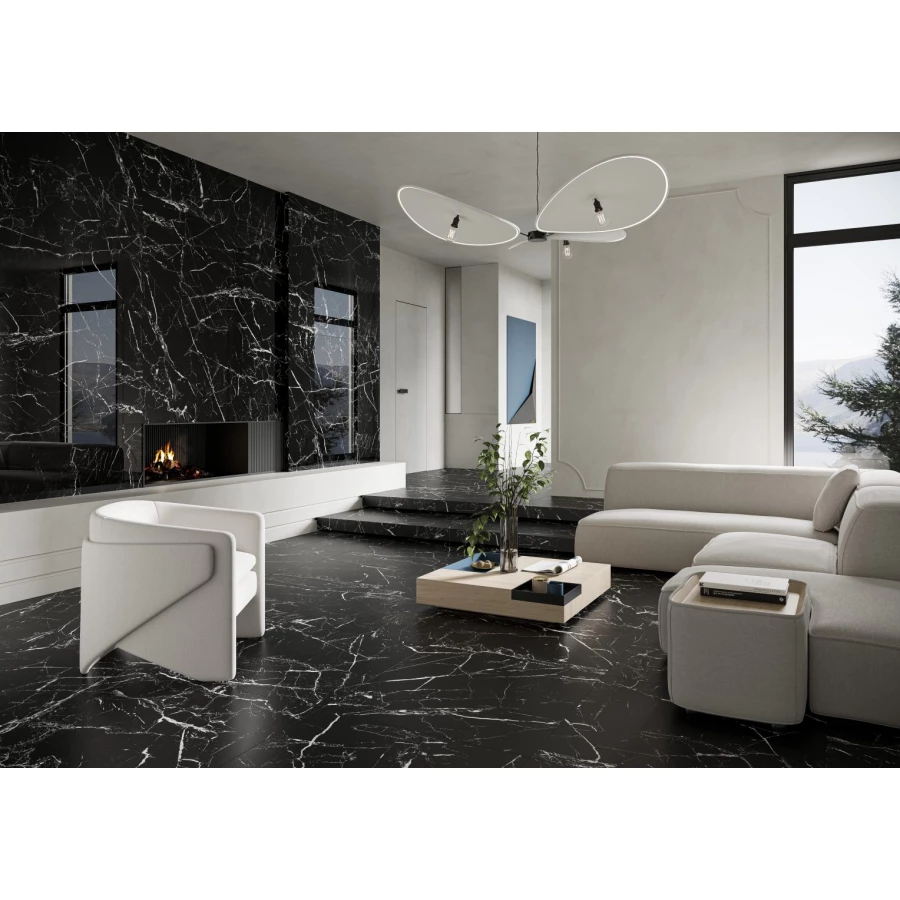 Керамогранит Cerrad Marmo Morocco Black Rect 119,7х59,7 см