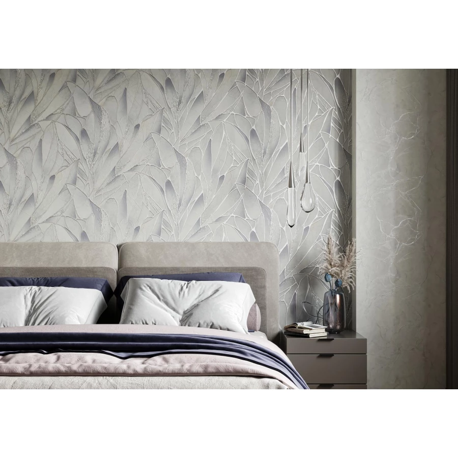 Обои флизелиновые Palitra Life Innopolis серые PL72009-14 1,06х10,05 м